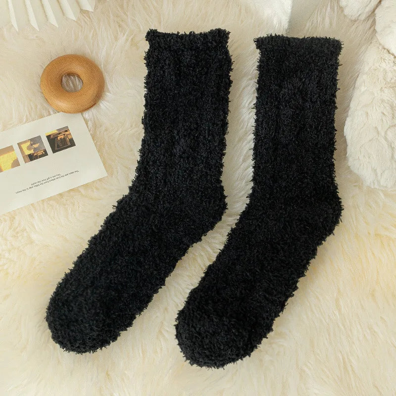 Chaussettes Chat Velours