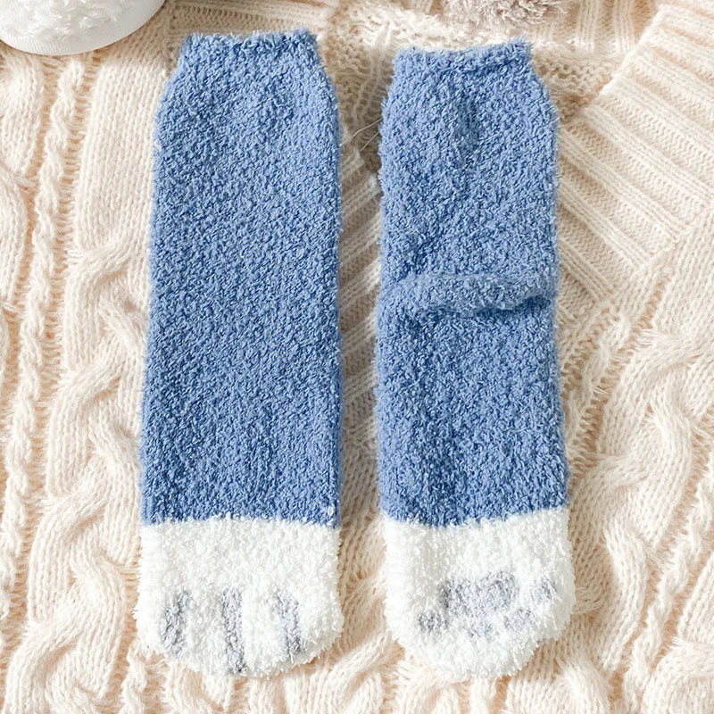 Chaussettes Chat Velours
