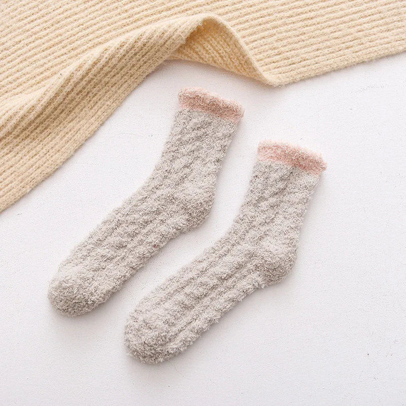 Chaussettes Chat Velours