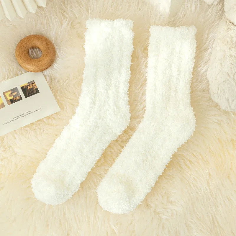 Chaussettes Chat Velours