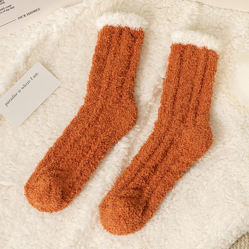 Chaussettes Chat Velours