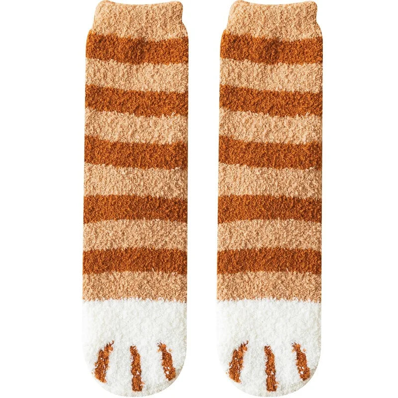 Chaussettes Chat Velours
