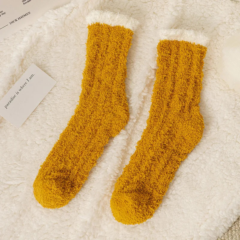 Chaussettes Chat Velours