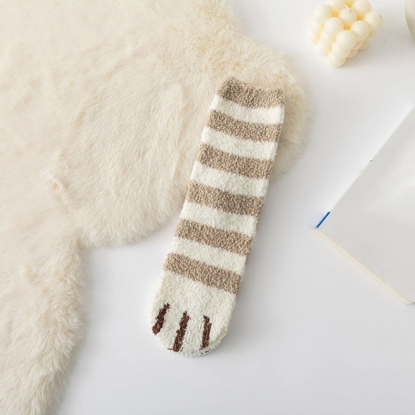 Chaussettes Chat Velours